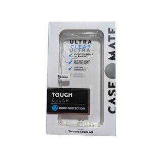 W1 Case-Mate - Case for Samsung Galaxy A12-10 ft Drop Protection -6.5 inch Clear